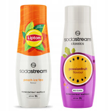 2x Lipton Ice Tea Őszibarack Sodastream Szirup Cukormentes