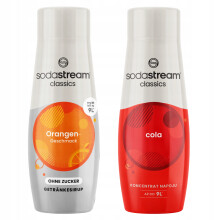 SodaStream Narancs Zero Szirupok Cukormentes Narancs + Kóla