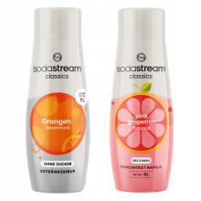 SodaStream Orange Zero szirupok cukormentes narancs + grapefruit