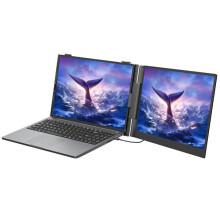 BLACKVIEW SCM6 Schermo Portatile 14" FHD IPS 19201080, Monitor Esterno USB-C, 600g, Estensione PC Portatile 13"-17,3", TÜV, Mac/Windows