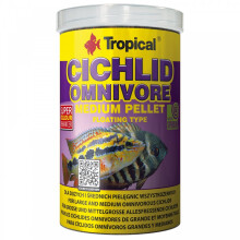 Cíclidos tropicales rojos y verdes en palitos grandes 250 ml/75 g