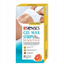 Bandas de gel para la depilación de la zona del bikini y las axilas, 20 unidades