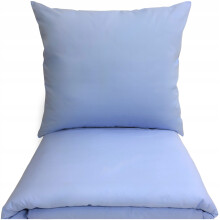 SET DI BIANCHERIA DA LETTO MONOCOLORE 160x200 LISCIO 100% COTONE SET 3 PEZZI POLONIA