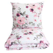 SET DI BIANCHERIA DA LETTO 200x220 cm IN COTONE SPESSO CON MOTIVO FLOREALE