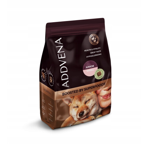 Tørfoder til hunde ADDVENA BOOSTED BY SUPERFOODS Junior Small Dziczy 2,5 kg