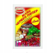 Paprika piccante bulgara in polvere 40 g per piatti piccanti