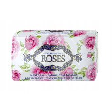 Närande rosenbladstvål 150G - naturlig, ros, för vård