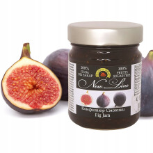 Sukkerfri figenmarmelade 230g - 100% naturlig, til bagning, til sandwich
