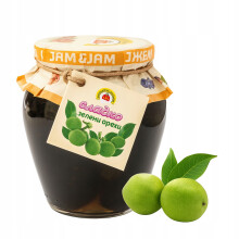 Naturlig sund grøn valnøddemarmelade 360 g - til salater, challah