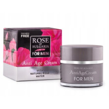 Anti-age kräm för män 50 ml - Q10 + rosenvatten, antirynkor