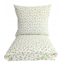 SET DI BIANCHERIA DA LETTO 160x200 cm COTONE SPESSO CON MOTIVO FIORI