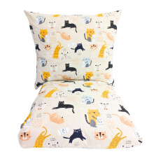 Biancheria da letto per bambini 120x160 cm, per bambine e bambini, 100% cotone resistente.