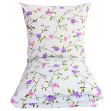 SET DI BIANCHERIA DA LETTO 160x200 100% COTONE, PRODUTTORE POLACCO, FIORI DI ALTA QUALITÀ