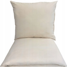 Bettwäsche-Set, einfarbig, 160 x 200 cm, glatt, 100 % Baumwolle, 3-teilig, Polen