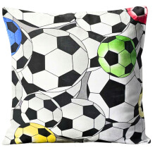 Kissenbezug 40x40 cm Kinder Jashka Dekorativer Fußball