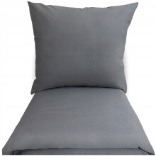 SET DI BIANCHERIA DA LETTO MONOCOLORE 200x220 LISCIO 100% COTONE SET 3 PEZZI POLONIA