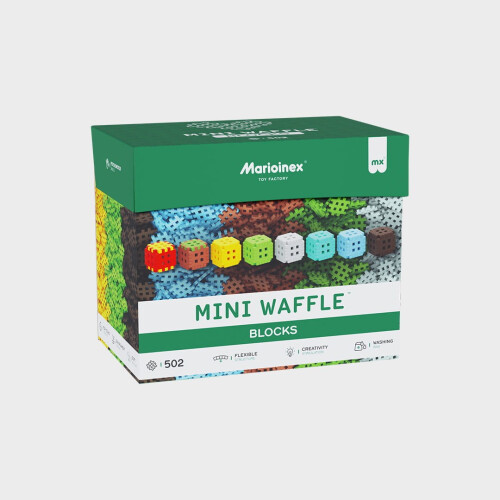 Marioinex Mini-Waffel-Bausteine, 502 Teile.