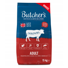 Cibo secco per cani Butcher's Original al gusto di manzo, 15 kg