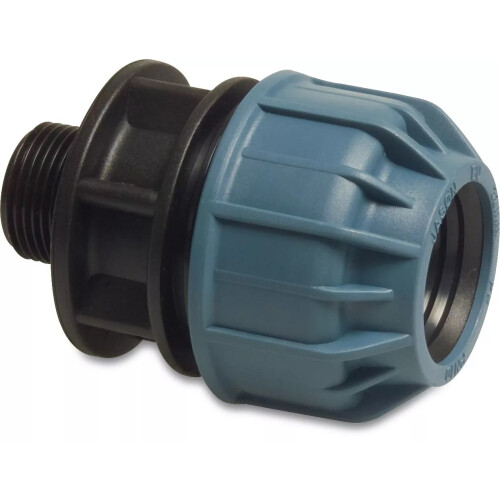 Jason PP Adapter 25 mm x 3/4" Klemme x GZ 10bar