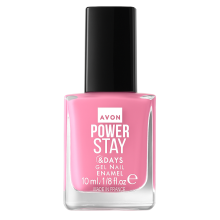 Esmalte de uñas en gel AVON Powerstay, efecto híbrido rosa Caprice