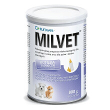Eurowet Milvet mælkeerstatning til hunde og katte 800 g