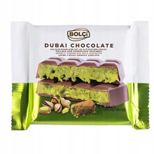 Bolci Choklad 100g - Dubai, pistagekräm och kadayif, förstklassig sötma
