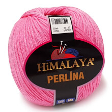 PERLINA garn BOMULD 50% AKRYL 100g pink 128
