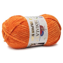 HIMALAYA TYKT garn DOLPHIN BABY orange 80372