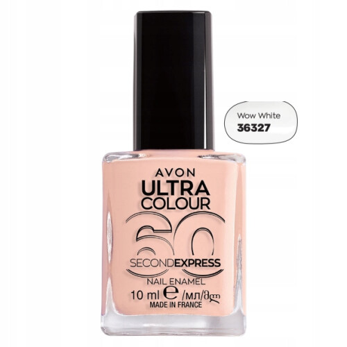 Avon Esmalte de uñas AVON Wow White de secado rápido
