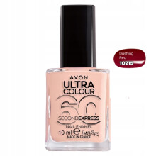 Esmalte de uñas rojo Dashing de secado rápido de AVON