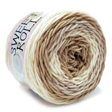 SWEET ROLL akrylgarn 140g CREME 1047-22