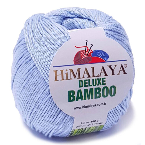 BAMBUSgarn BAMBUSBOMULD 100g FARVE lyseblå 13