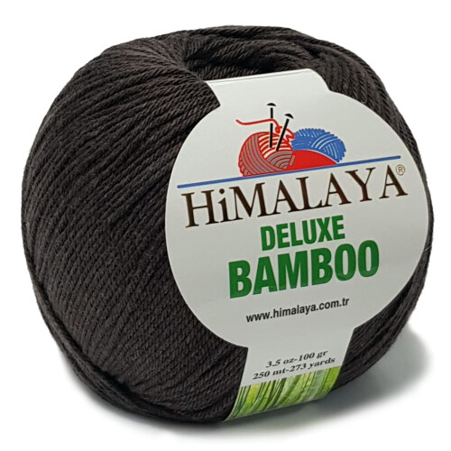 BAMBUSGARN BAMBUSBOMULD 100g FARVER brun 23