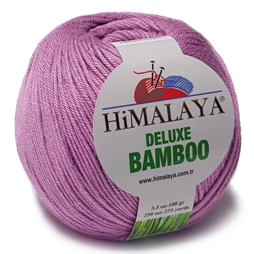 BAMBUSgarn BAMBUSBOMULD 100g lilla farve 12