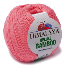 BAMBUSGARN BAMBUSBOMULD 100g FARVER koral 08