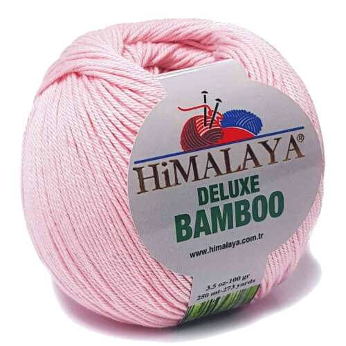 BAMBUSgarn BAMBUSBOMULD 100g FARVER lys rosa 06