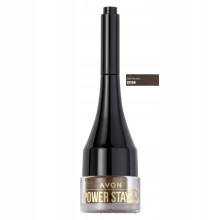 Pomada para cejas AVON de 24 horas, color marrón oscuro.