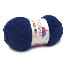 HIMALAYA TYKT garn DOLPHIN BABY MARINEBLÅ 80321