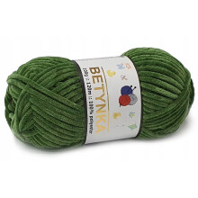 BETYNKA babygarn BLØDT maskotter GRØN 361