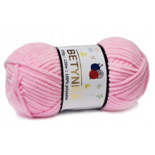 BETYNKA blødt garn til maskotter PINK 319