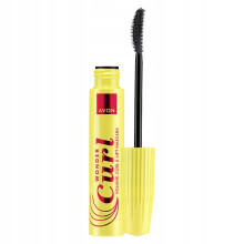 Máscara de pestañas rizadora y lifting WonderCurl de AVON, color negro más intenso.