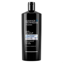 Champú y acondicionador anticaspa 2 en 1 de AVON, 700 ml.