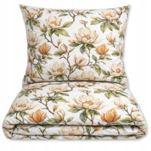 SET DI BIANCHERIA DA LETTO 160x200 100% COTONE SPESSO 3 PEZZI FIORI POLACCI PREMIUM