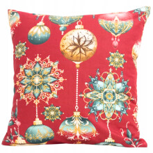 Weihnachtskissenbezug 40x40 cm für ein dekoratives Jashka-Kissen, 100% Baumwolle