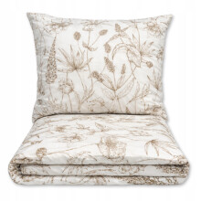 SET DI BIANCHERIA DA LETTO 160x200 100% COTONE SPESSO 3 PEZZI FIORI POLACCI PREMIUM