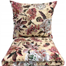 SET DI BIANCHERIA DA LETTO 200x220 100% COTONE SPESSO 3 PEZZI FIORI POLACCI PREMIUM