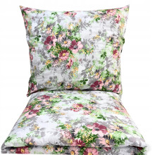 SET DI BIANCHERIA DA LETTO 200x220 100% COTONE SPESSO 3 PEZZI FIORI POLACCI PREMIUM