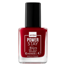 Esmalte de uñas en gel AVON Powerstay, efecto híbrido The Red One