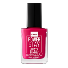 Esmalte de uñas en gel AVON Powerstay, efecto híbrido, fucsia a prueba de fallos