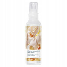 Bruma corporal de melocotón blanco y vainilla de AVON